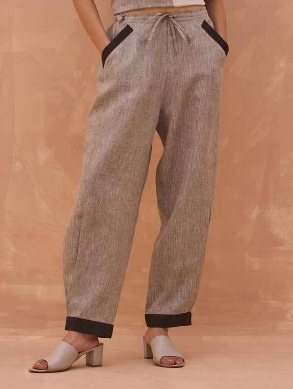 Kona Classic Linen Pant - Grey – Manan