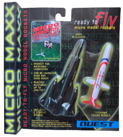 Quest Micro Maxx Model Rocket Engines with MMX-G2 Igniters (6 Pack) –  Belleville Wholesale Hobby