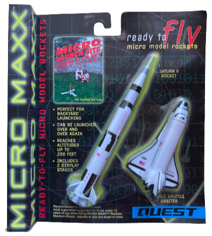 Master diploma koolstof regisseur Quest Micro Maxx™ Space Shuttle & Saturn V Dual Rocket Pack - Q5643 –  AeroTech/Quest Division, RCS Rocket Motor Components, Inc