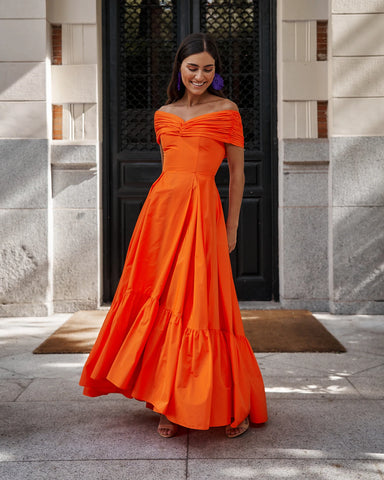 Vestido Lola Naranja