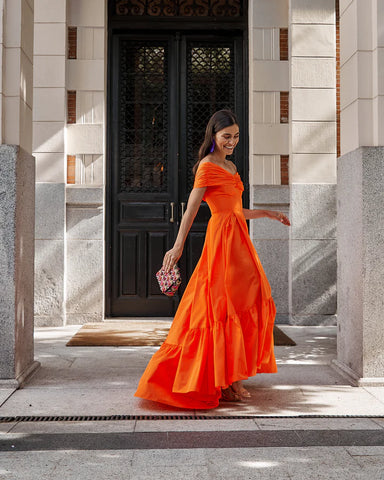 Lola Orange Dress