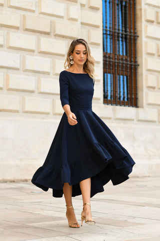 Robe Paris bleu marine