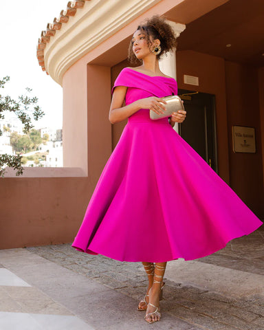 Magenta Musca dress