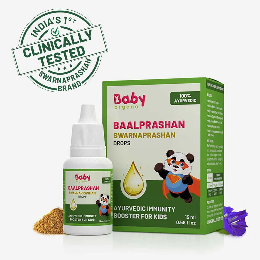 Baalprashan Swarnaprashan Drops | Immunity Booster for Kids & Babies | 0-15 Years