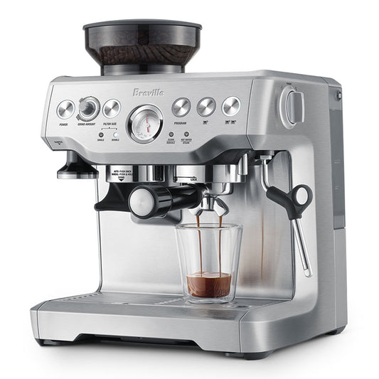 Breville the Barista Express Impress Espresso Machine, Black Truffle,  BES876BTR, Large