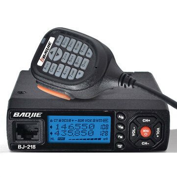 BaoJie BJ-218 25W Mobile Radio VHF UHF 136-174 400-470MHz Ham Radio Ca –  Zoon Trading I Online Shopping center