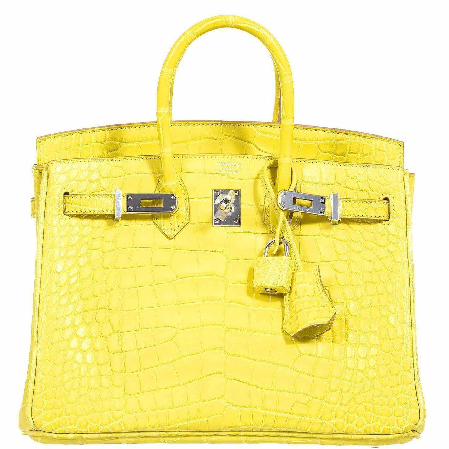 yellow birkin 25