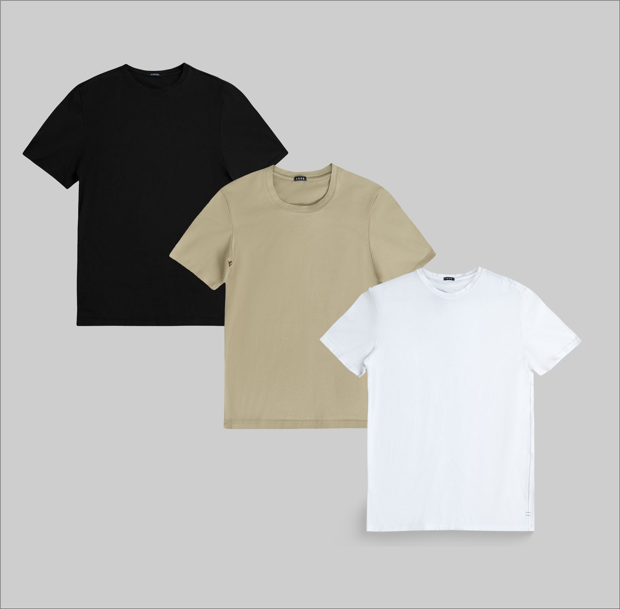 The Earth Tone Cloud Crew 3-Pack (Men)