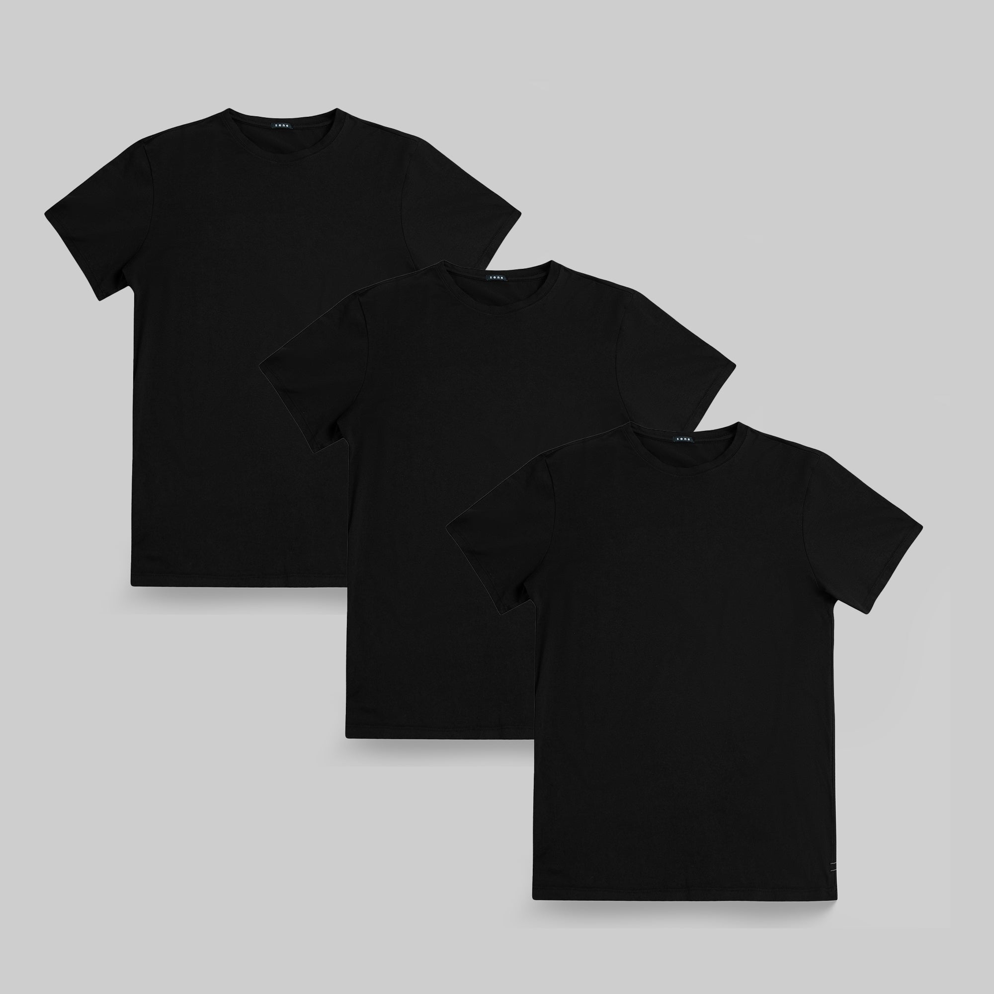 The All-Black Cloud Crew 3-Pack (Men)