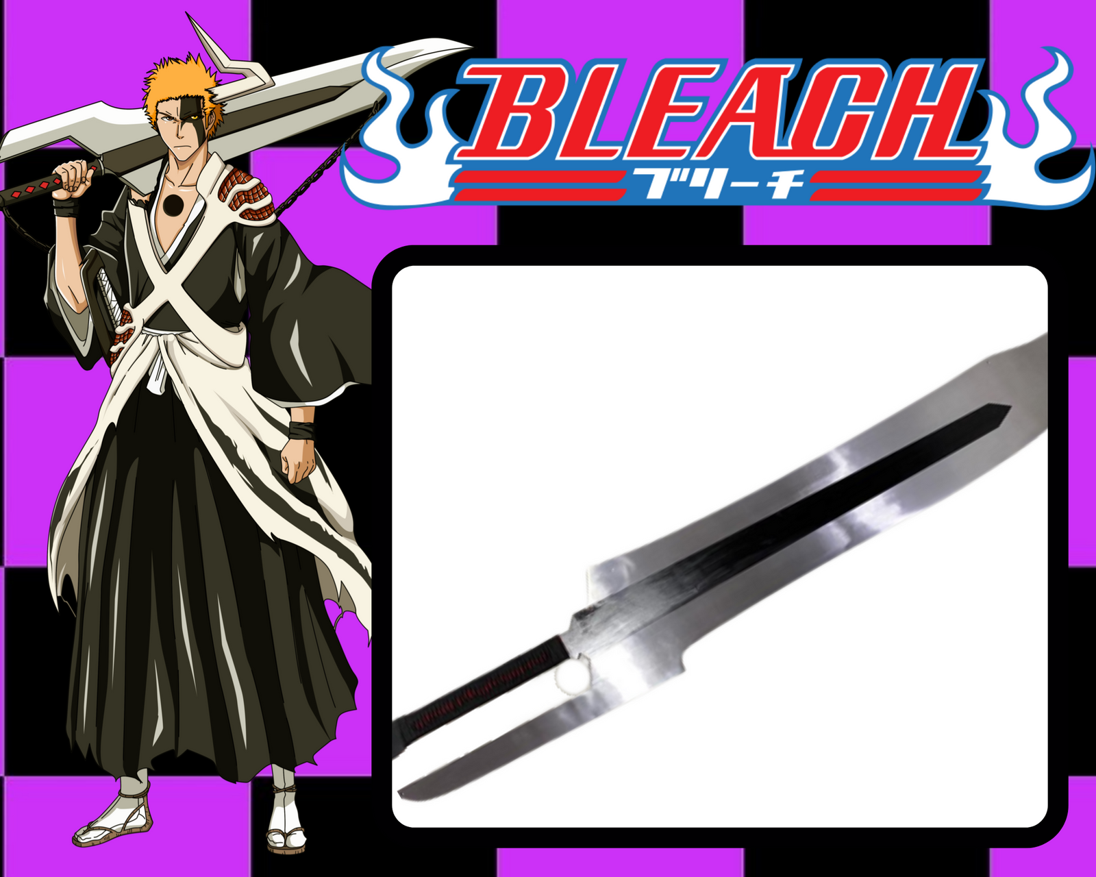 Bleach Ichigo Fullbring Sword Cosplay Prop Buy – Go2Cosplay