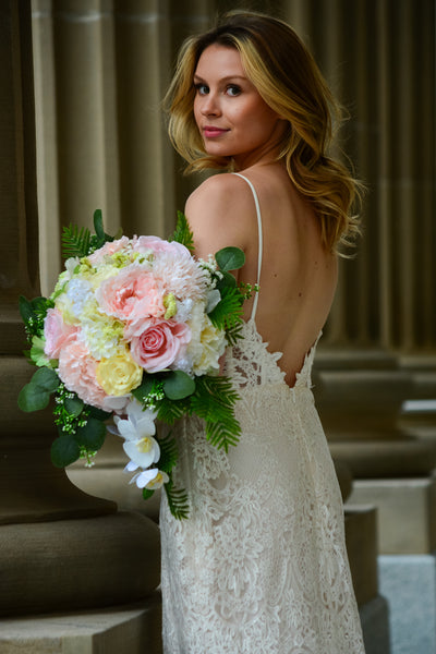 Bridal Bouquet in Romantic Rosé