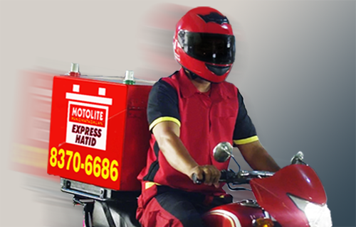 Motolite’s Express Hatid services, the best for battery delivery and emergency battery replacement.