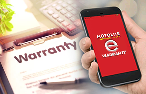 Motolite’s E-Warranty.