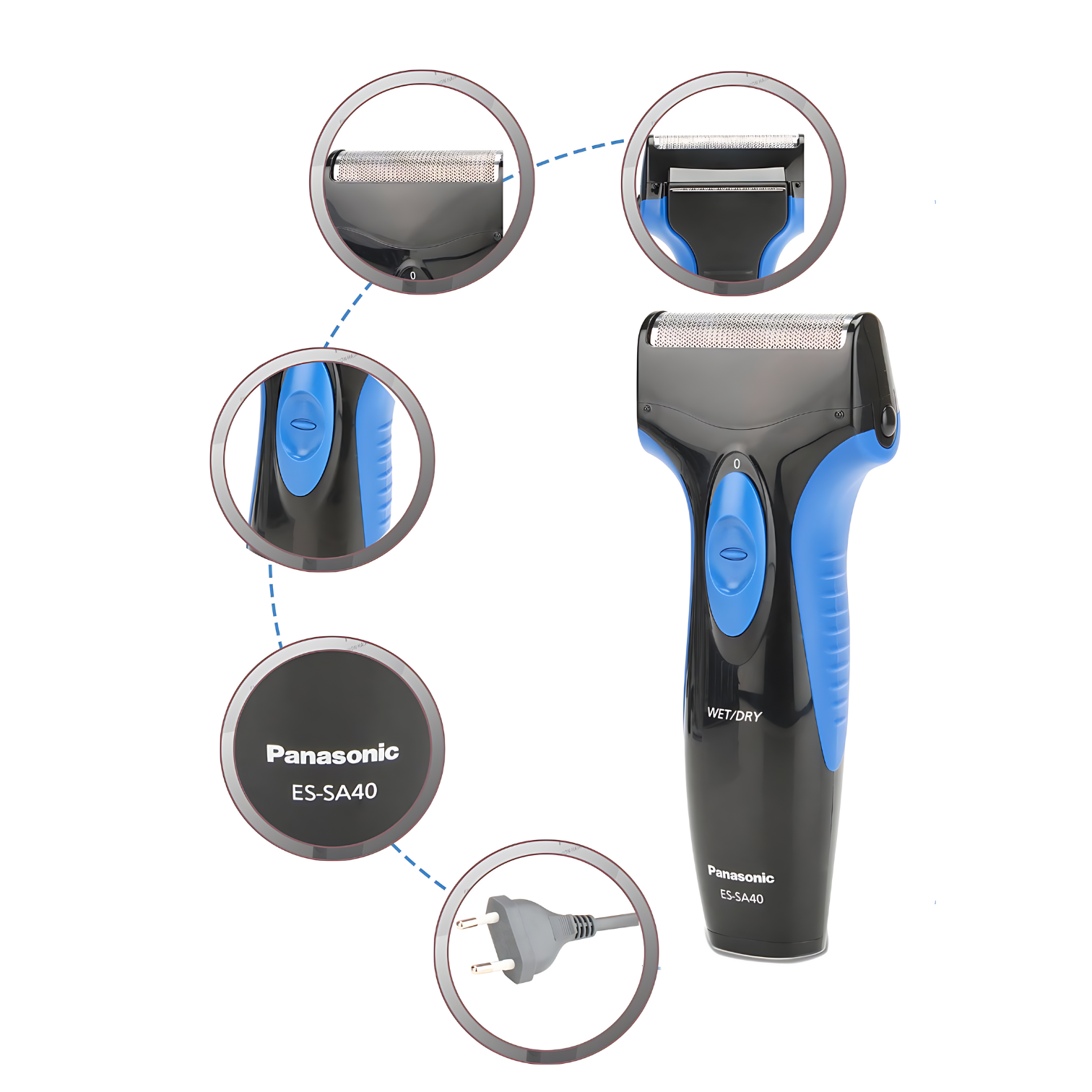 Panasonic ES-SA40 Washable Wet and Dry Men's Shaver