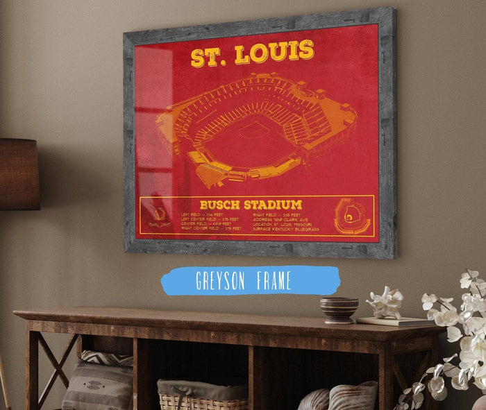 St Louis Cardinals Busch Stadium Framed Print -  Singapore