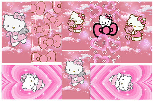 Hello Kitty/LV Stickers