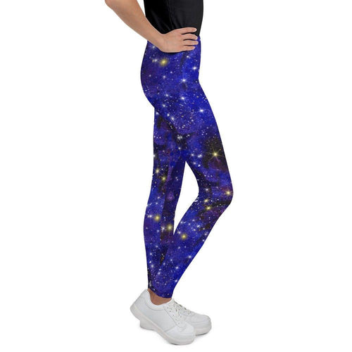 Purple Blue Galaxy Nebula Leggings