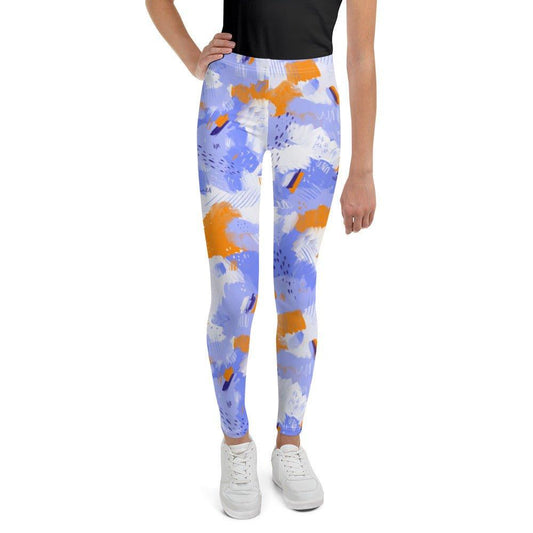 Blue Galaxy Youth Leggings