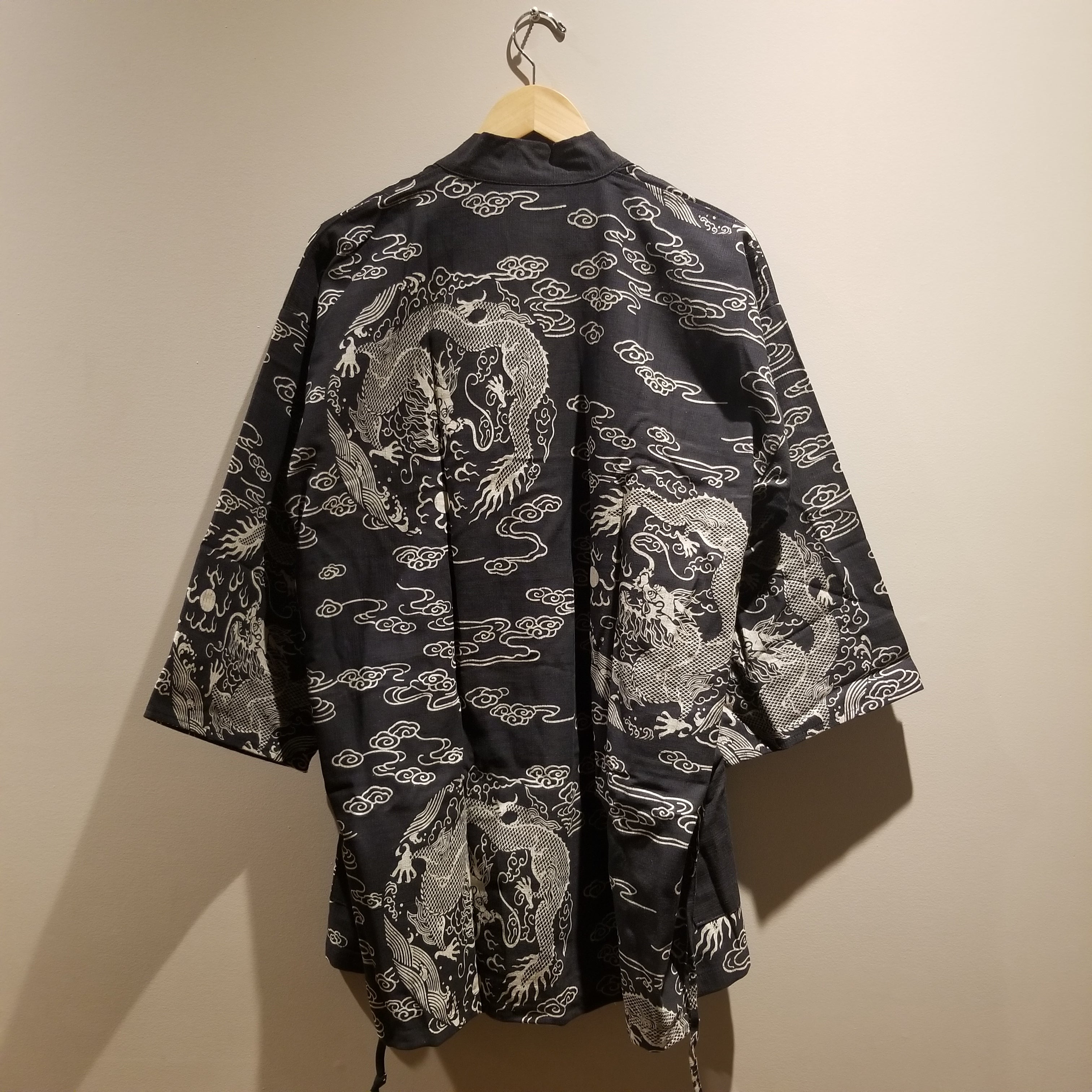 Black Dragon Noragi Kimono - Siamurai