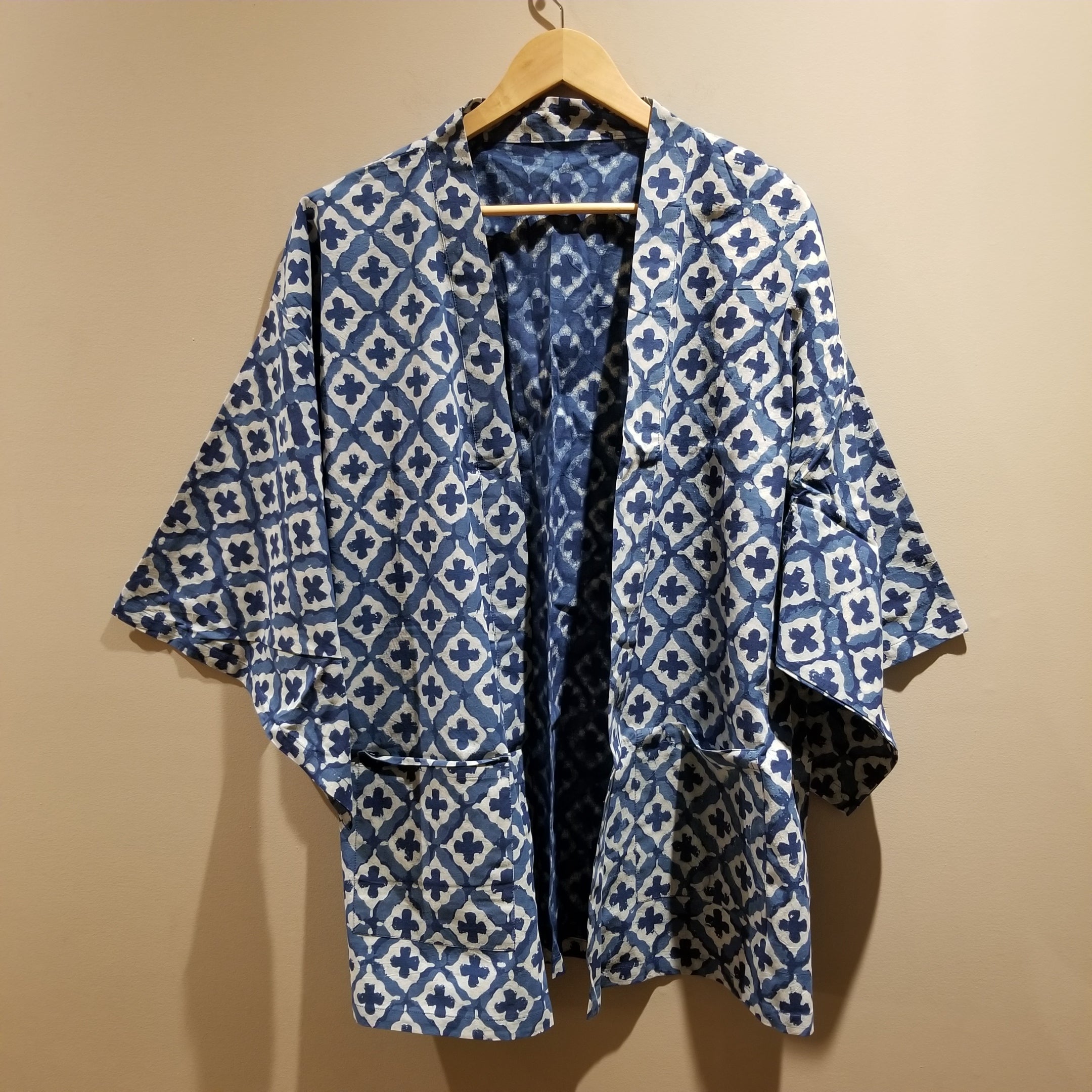 Indigo Yukata Kimono Jacket - Siamurai