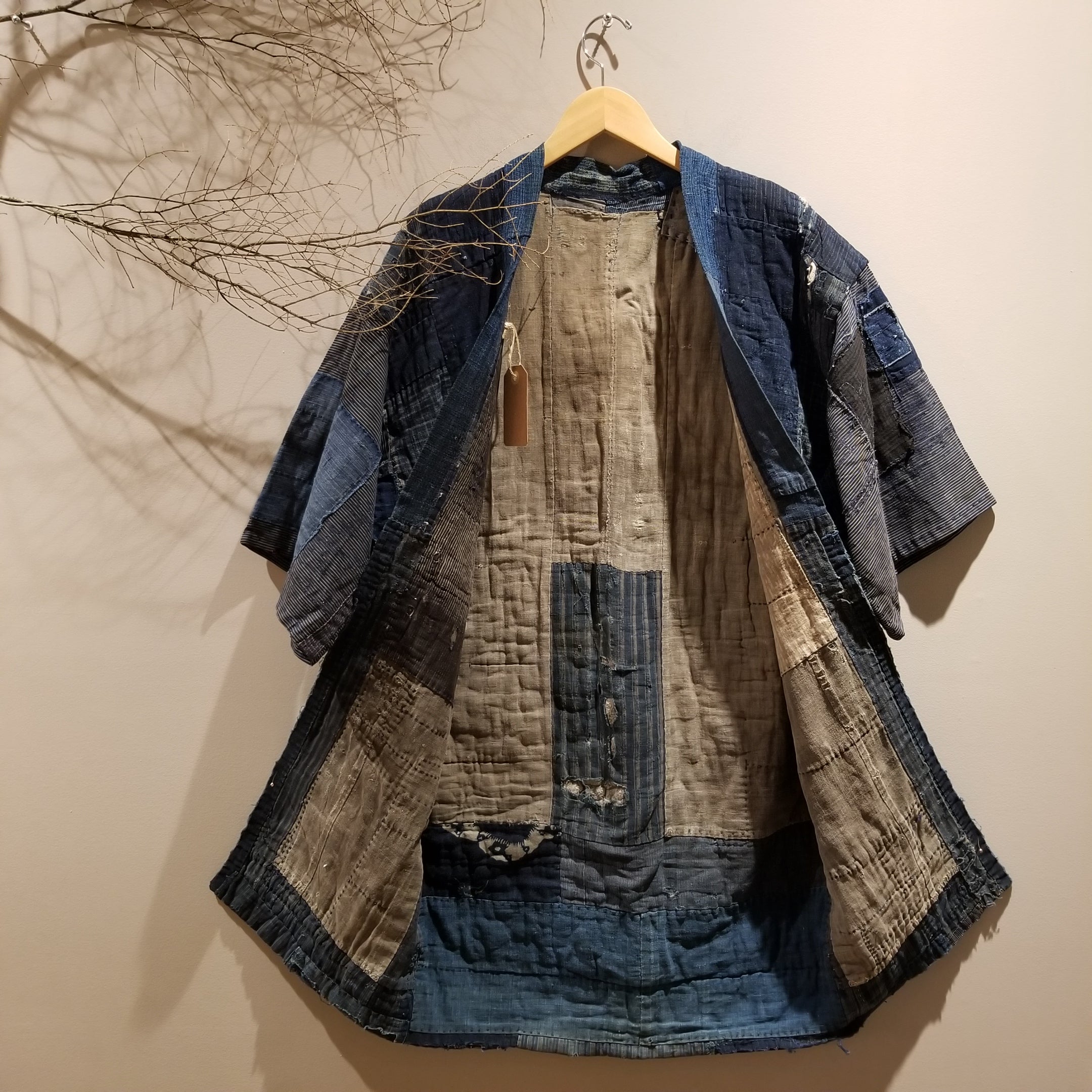 Edo-Meiji Era Antique Boro Patchwork Farmer's Jacket - Siamurai