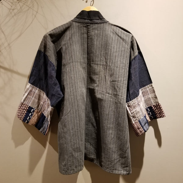 Patchwork Shima Farmer's Haori - Siamurai