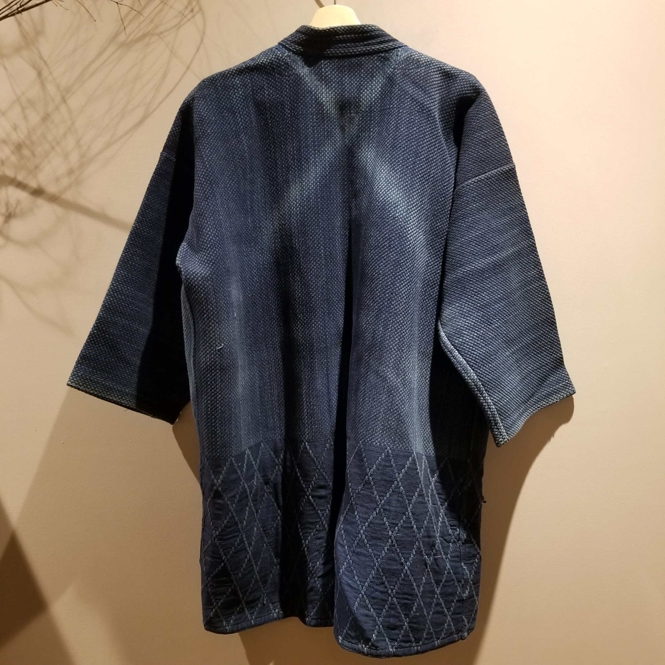 Vintage Aizome Indigo Kendo Swordsman Jacket XL - Siamurai