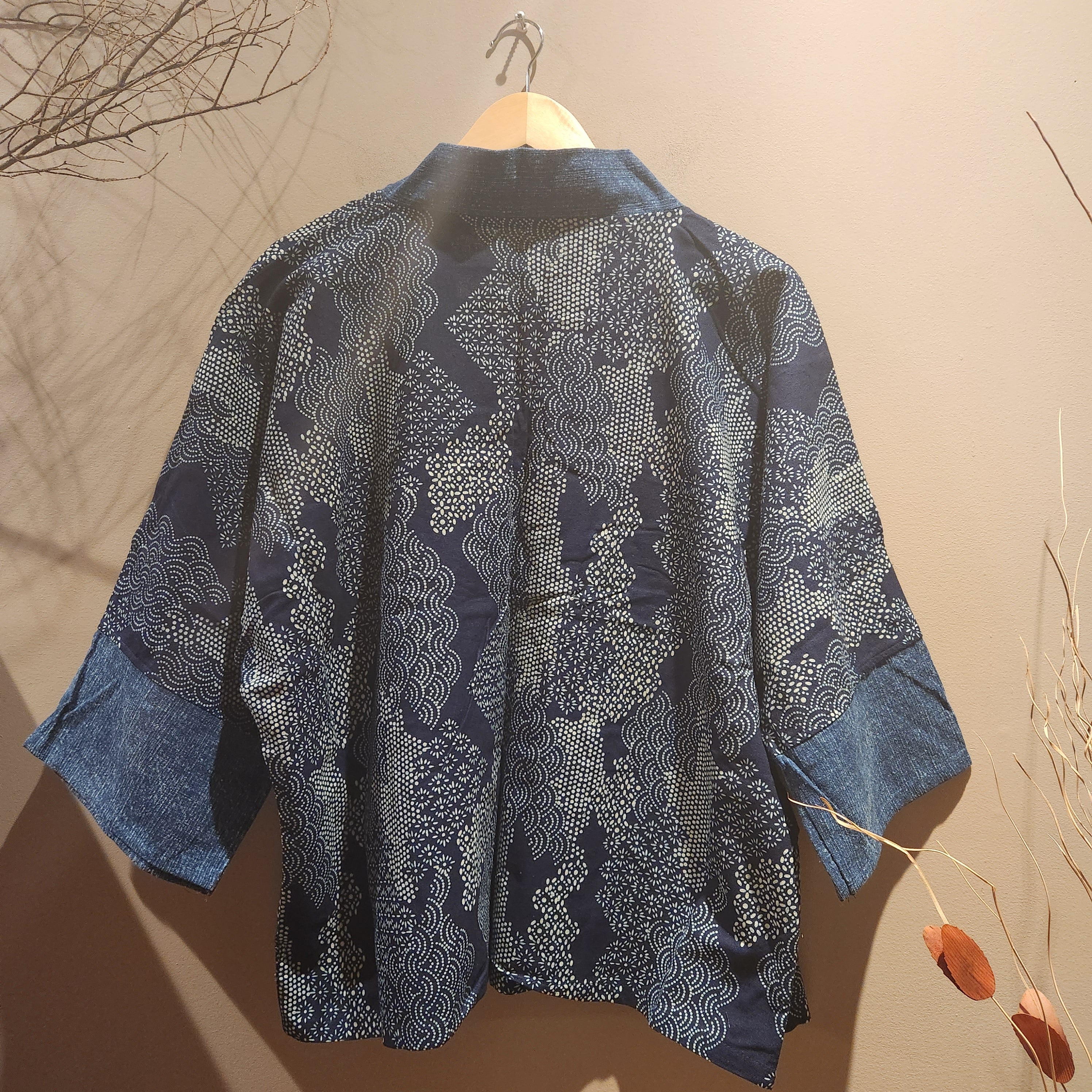 Indigo traditional Haori Jacket - Siamurai