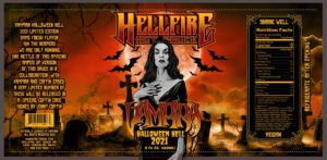 Hellfire Hot Sauce Vampira Halloween Hell 2021