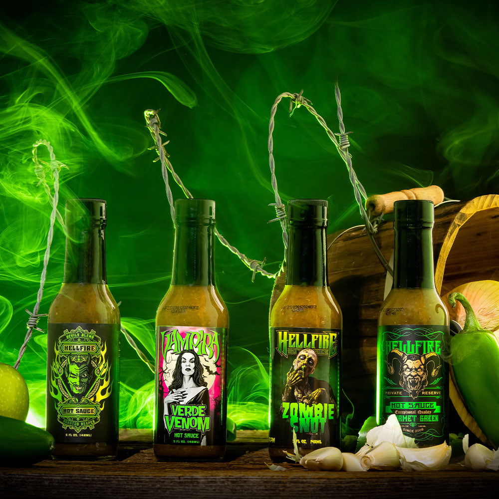 NEW! Double Doomed Rebooted! Hot Sauce Extreme Heat! Hellfire's Hottes –  Hellfire Hot Sauce