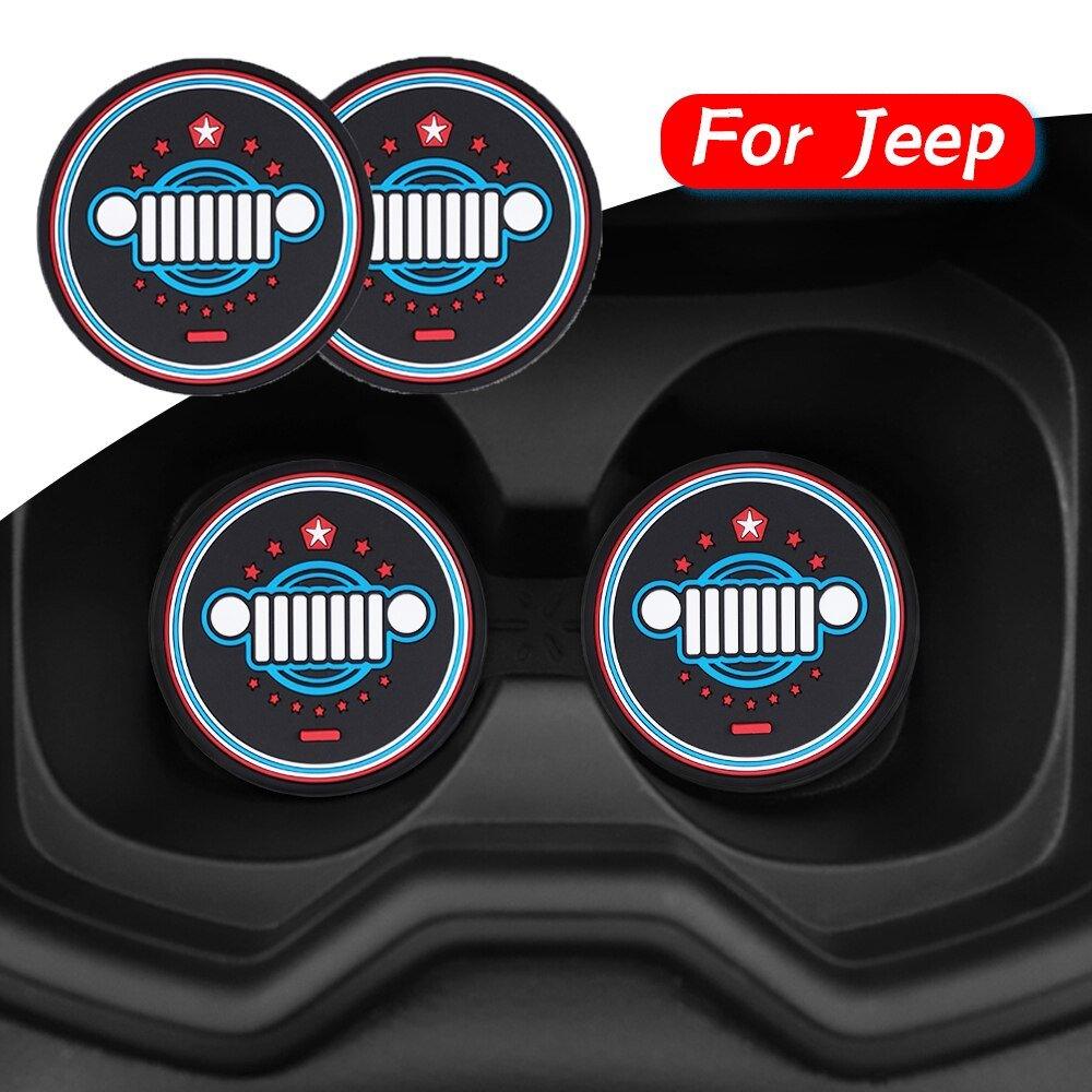 Car Cup Holder Coaster Silicone Anti-Slip Pad For JEEP add – Car Coasters  Shop