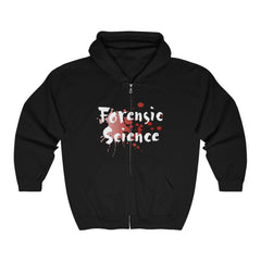 A super comfy hoodie featuring forensic science with blood splatter only sold at dragoyle.com