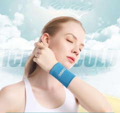 cooling wrist band to provide relief in the hot summer heat