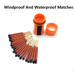 Waterproof and windproof matches that will light in a survival situation, needed for emergency situations to start a fire to keep you warm or to cook your food. Grab some for your emergency kit and bug out bag, great for preppers