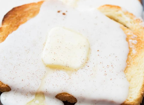 Hot milk toast used during the depression