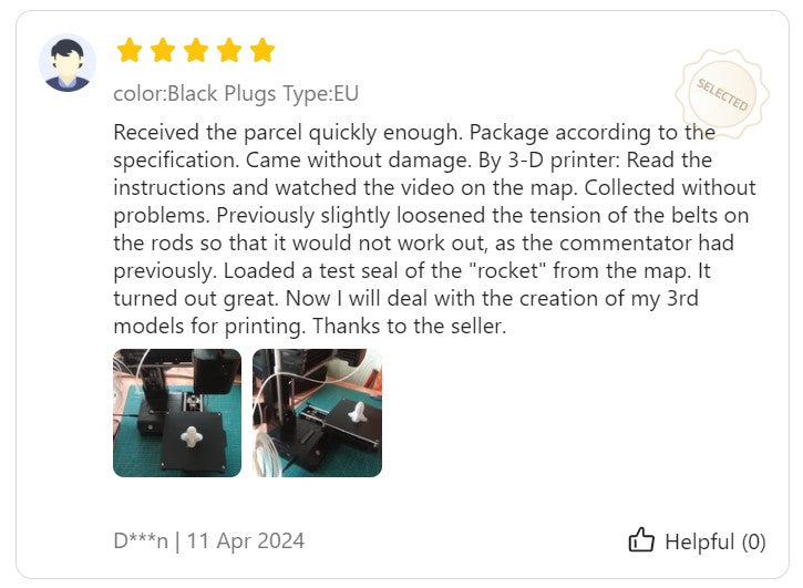 The Easy Thread K9 Mini 3D Printer is a powerful and user-friendly printer that makes 3D printing easy and efficient. With its easy thread function, you can quickly and effortlessly change filament, saving you time and hassle. Enjoy high-quality prints and bring your ideas to life with this advanced printer.