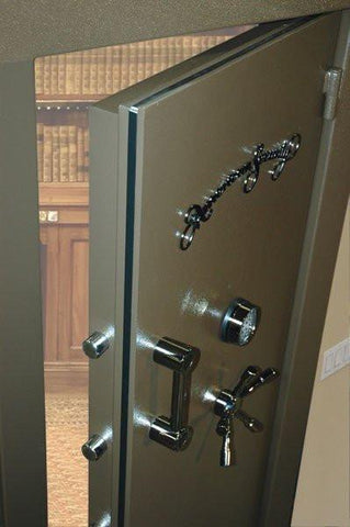 a fortified safe room or panic room door is just as important as the fortified walls, floor and ceiling