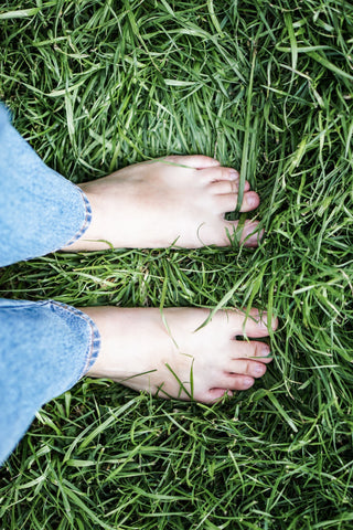 Green grass helps ground you to mother earth and releases toxins, relieves tension and reduces stress. Go golfing with bare feet and you can get back to spirit more often.