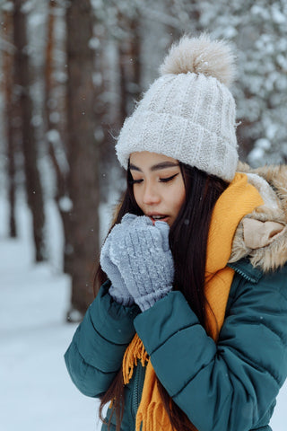 keeping warm in cold weather is imperative as you could suffer from dehydration, or even death