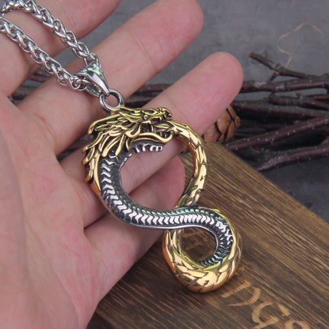 This Viking style necklace has exquisite details and stunning works of art and comes in a elegant wooden box. All the details of this pendant are well-made and all the patterns are correct and clear. Made of high-quality and durable 316L stainless steel, 100% hypoallergenic, non-rusting, non-fading, non-allergenic. Well-made, it is perfect for anyone to wear as a daily or travel necklace or wants to stand out in a party or crowd.