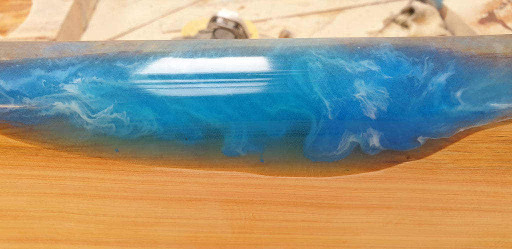 Custom Edges Resin Wood Tables NZ