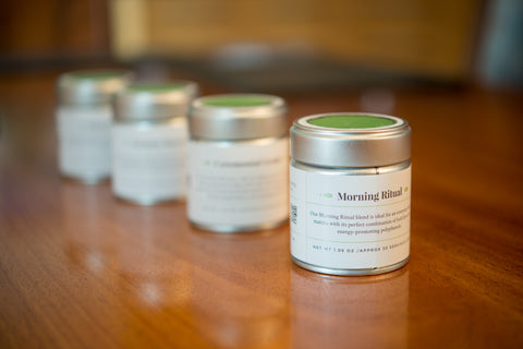 A whole range of different matcha powders and products for wholesale and bulk