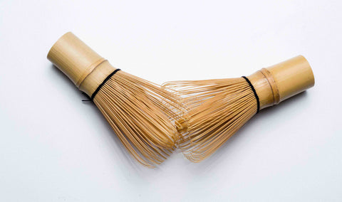 A chasen is a traditional Japanese bamboo whisk for preparing matcha
