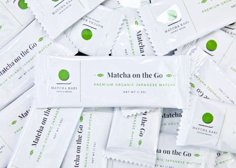 matcha to-go sticks white labeling