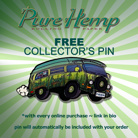 Free Pure Hemp Collector Pin