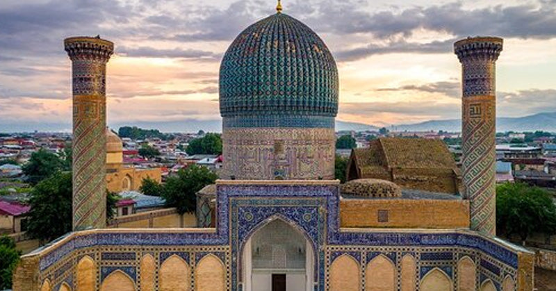 Islamic art architecture examples, Gur-e Amir Samarkanda
