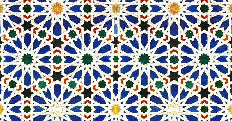 Islamic art moroccan mosaic tiles