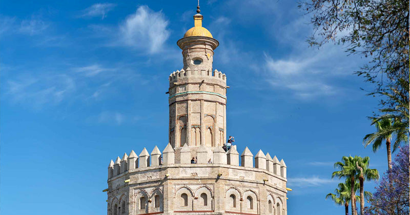 architecture in islamic art, The Gold Tower of Seville.jpg