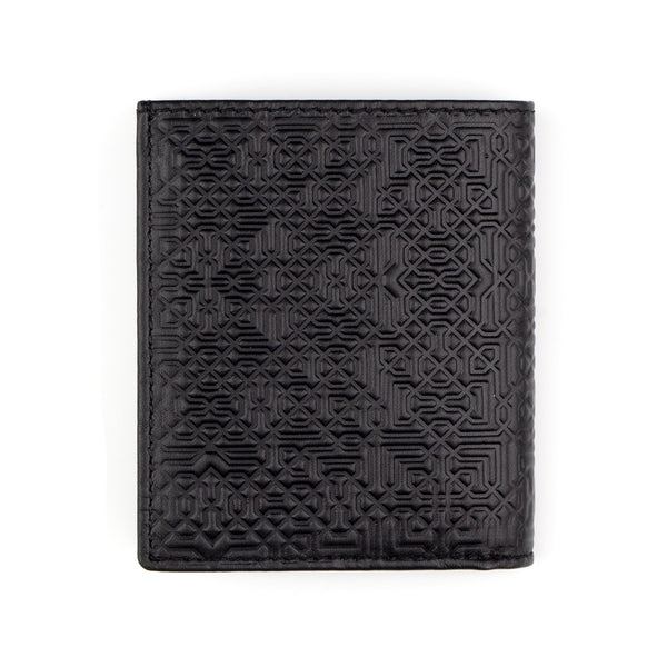 Louis Vuitton Dark Brown Leather Monogram Embossed Bifold Wallet