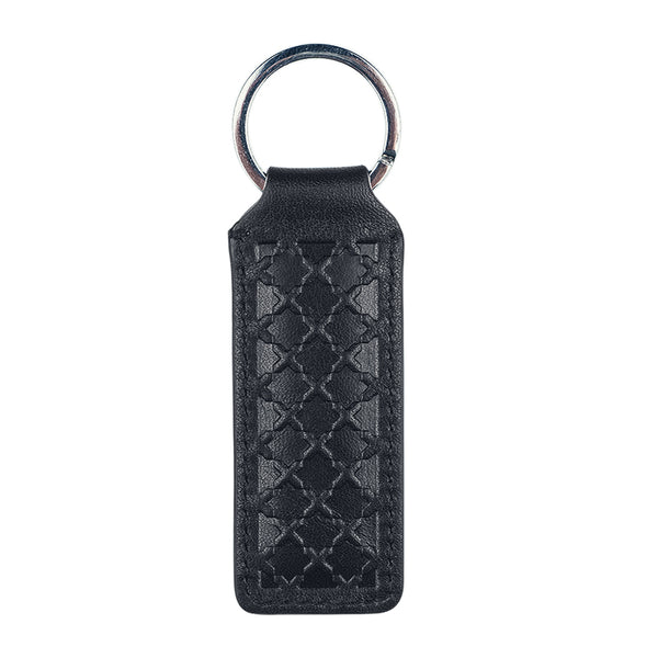 Leather Keychain Zellige Black – Munira Leather